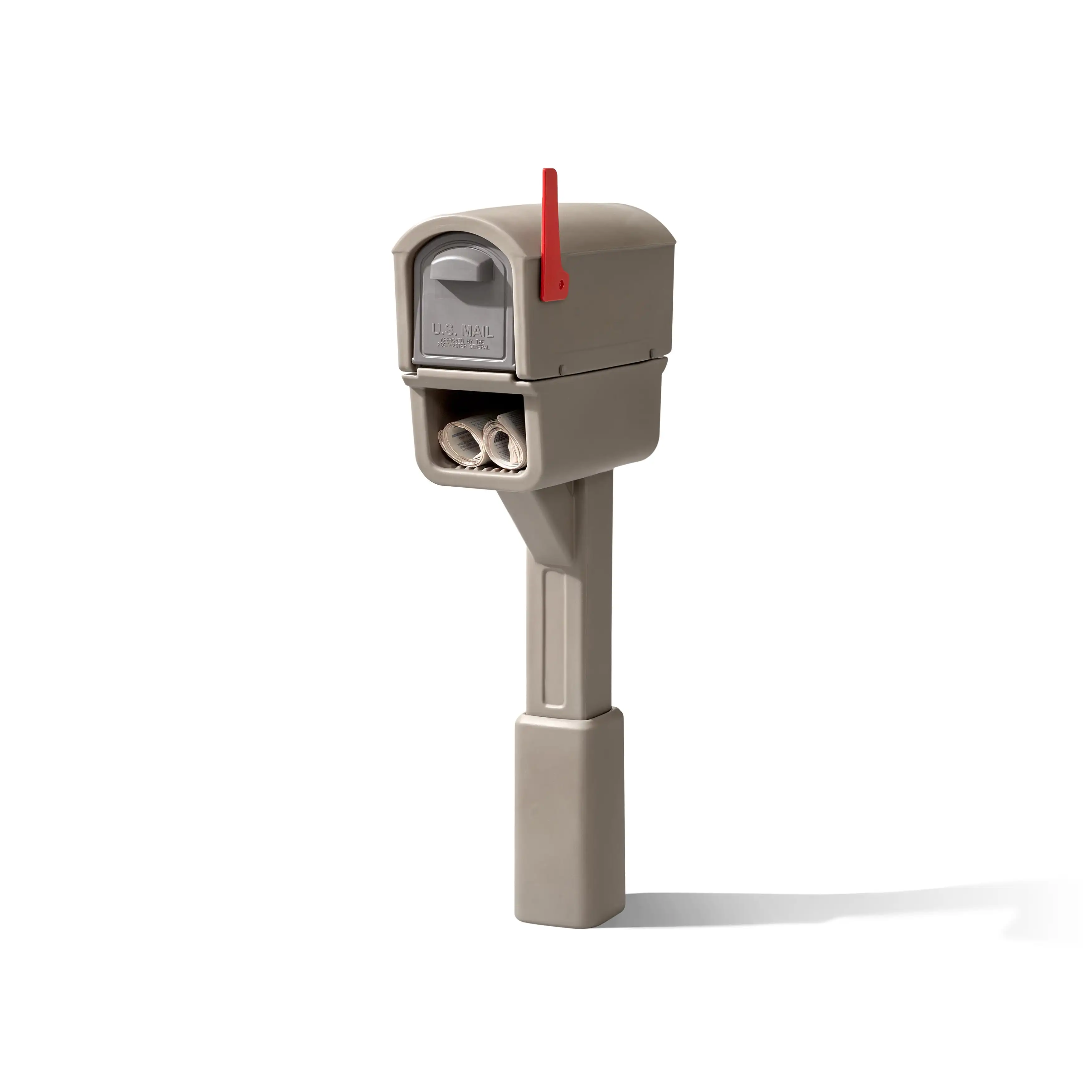 Buzón de plástico Step2 Express Plus Acabado Mocha