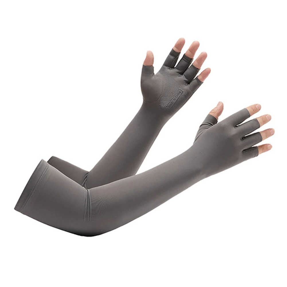 Summer UV Protection Gloves Non Slip Touchscreen Cooling Ice Silk For Cycling Driving Fishing Outdoor Sports Accessories