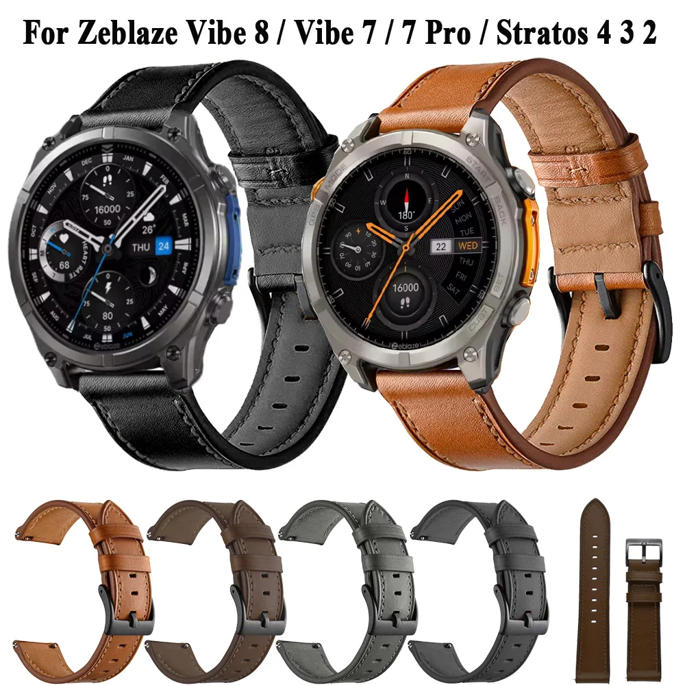 22Mm Leather Strap … - image