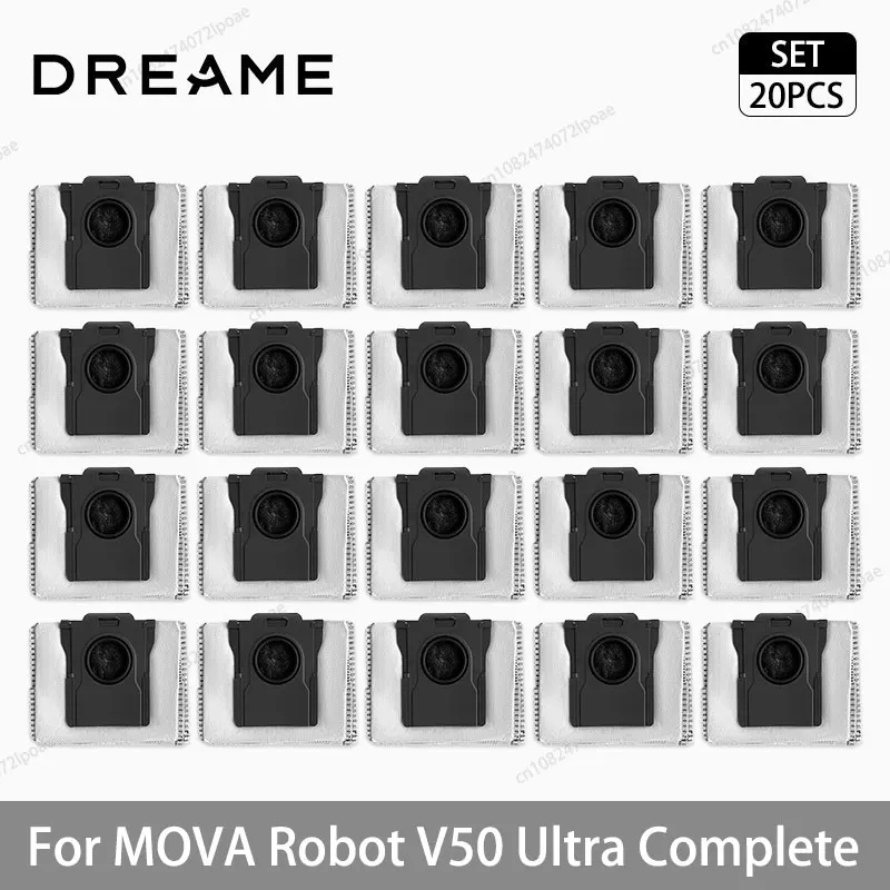 Dreame MOVA V50 Ultra Complete Robotstofzuiger Vervanging Accessoires Hoofdzijborstel Mop Doek Hepa Filter Stofzak Reserve