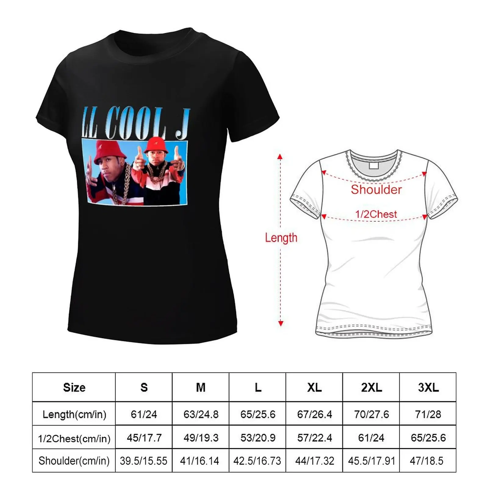 LL Cool J T-Shirt cute clothes graphics customs Women clothes