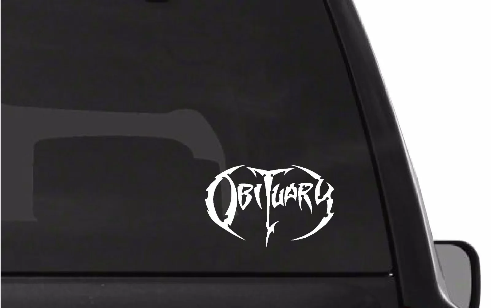

1PC Obituary Death Metal Band Vinyl Sticker Waterproof Music Decal for Car Laptop Guitar Auto Decor for Fans