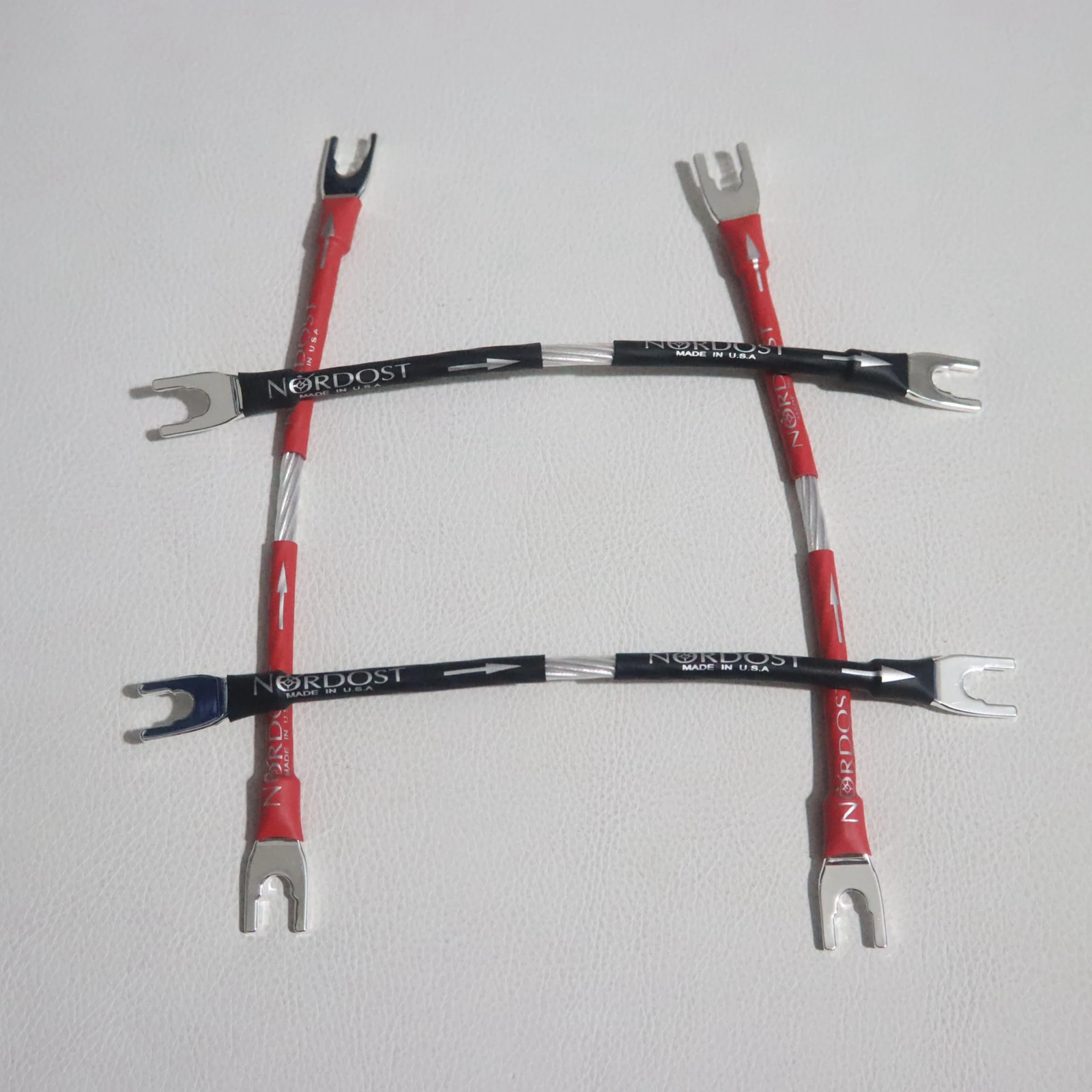 Referensi Tertinggi 4 Buah/Lot Jumper Perak Murni Speaker Binding Post Bridge Wiring Kabel Speaker HiFi Kawat Shigh dan Bass