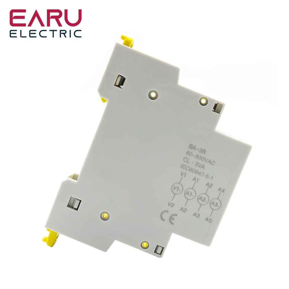 Imagem -03 - Din Rail Mount Medidor de Tensão Trifásico Mini Voltímetro Modular Indicador de Calibre Led Detector Display Digital ac 80500v
