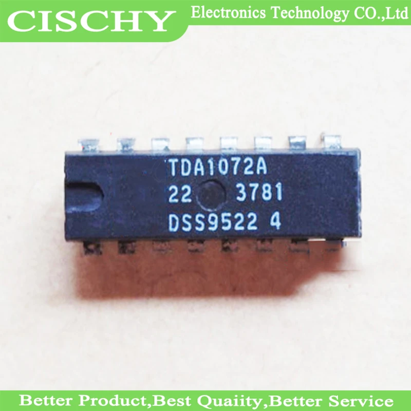 5PCS TDA1072A TDA1072 DIP