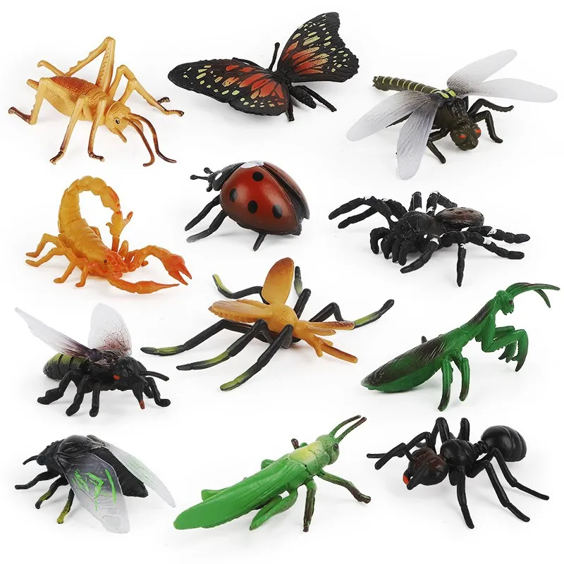 Children'S Miniature Simulation Models, Insects, Animal Toys, Pandas, Butterflies, And Other Animal Cognitive Teaching Aids