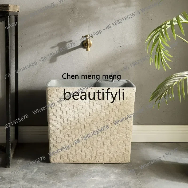 

Mop Pool New Home Outdoor Garden Mop Pool Outdoor Bathroom Mop Pool Balcony Small Apartment