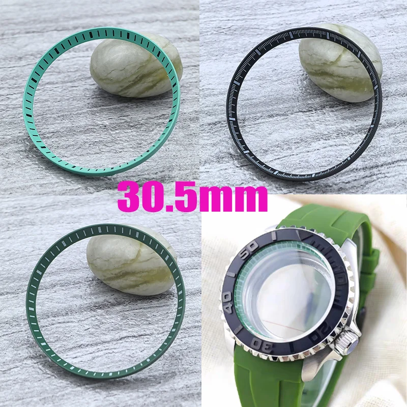 Mod 30.5mmx27.3mm Chapter Ring Fit for SKX007 SKX009 SRPD Watch Cases Plasticsr Inner Ring NH35 NH36 Watch Case Refit Parts