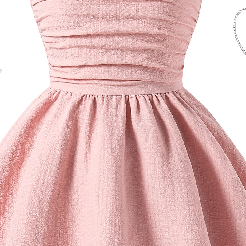 Princess Dress Sweet Style Solid Pink Tiered Sling Dress 8-12 Years Tween Girls Dress Birthday Party Pageant Communion Dress