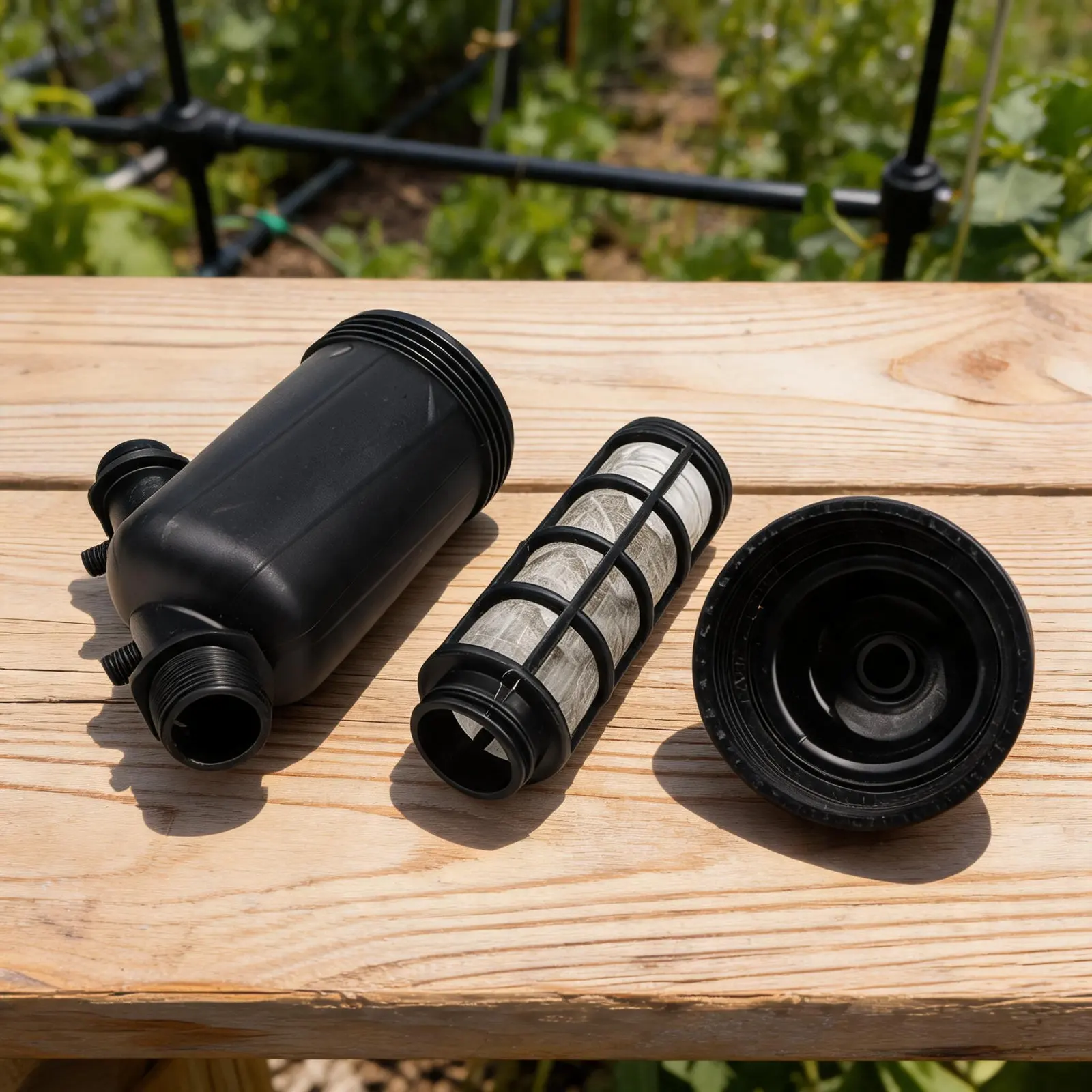 For Garden Water Filter Supplies 120-Mesh Black Deep bed filter For Hose Drip Replace Screen Strainer Practical