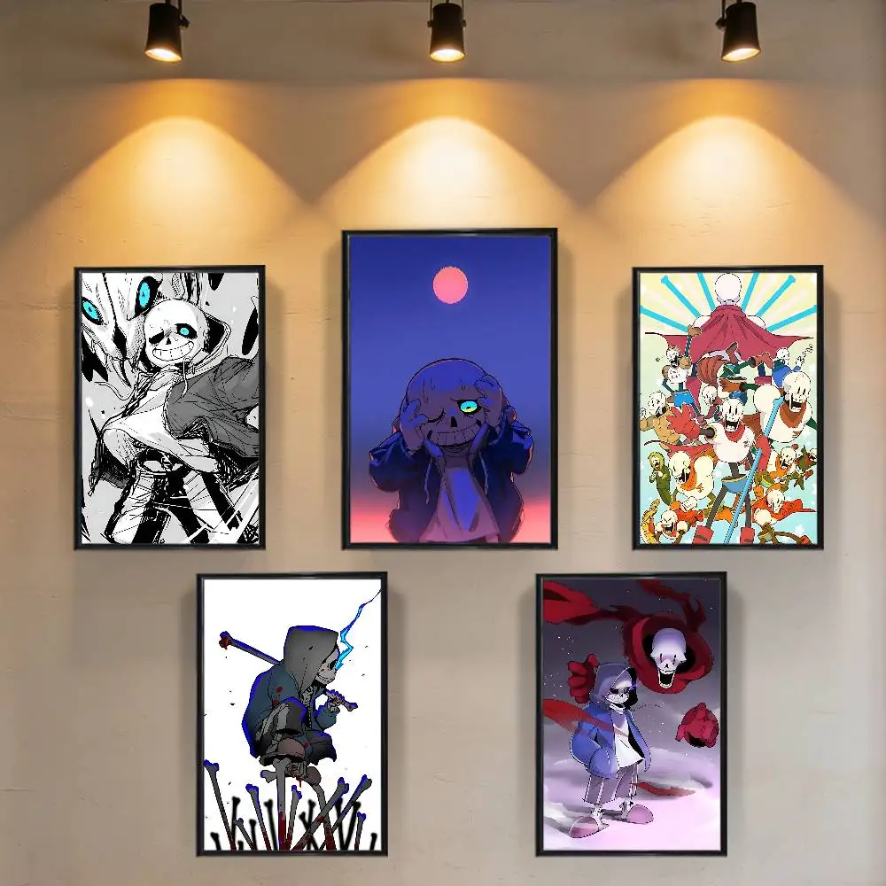 

Papyrus buddy Sans Undertale Wall Art Anime Canvas Painting Poster For Living Room Decoration Picture Home Decor