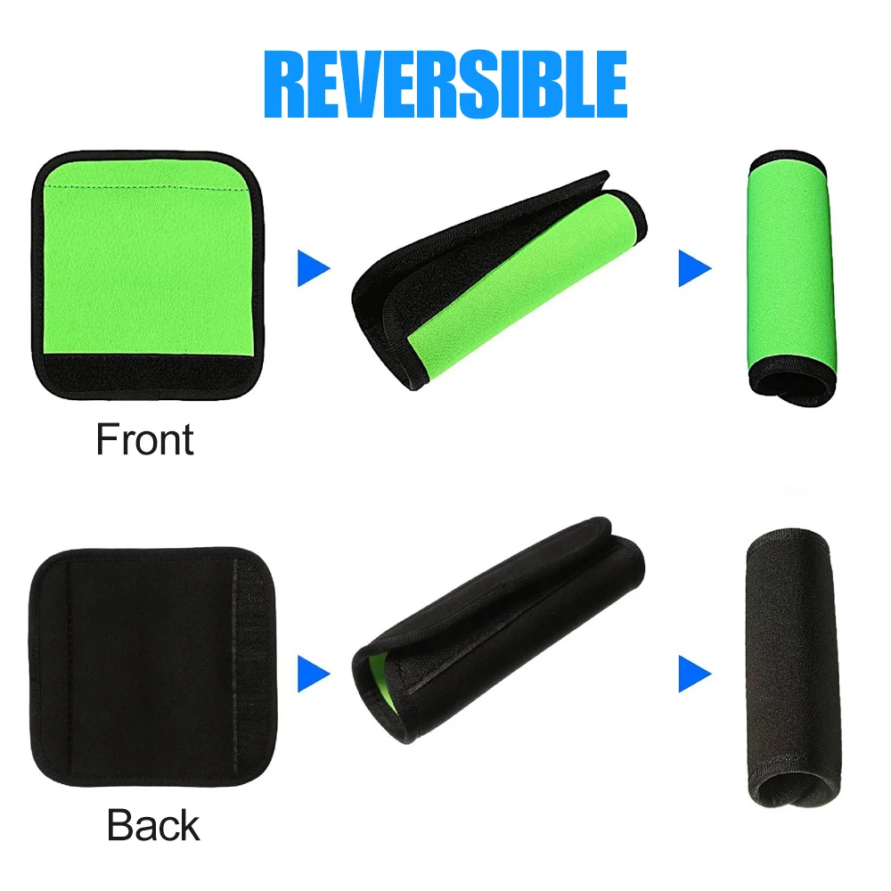 Luggage Handle Cover Luggage Stroller Identification Mark Waterproof Wear-Resistant Easy to Clean Universal Luggage Handle Wrap