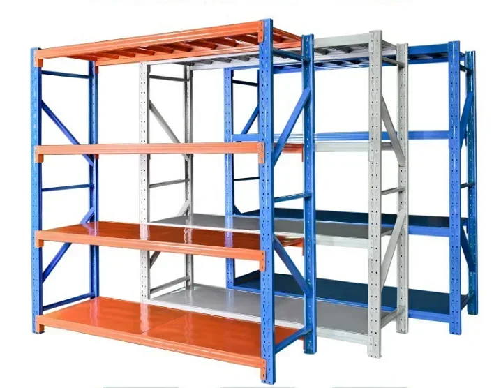 

'2024 Best-Selling Heavy-Duty Steel Metal Storage Shelves Industrial Use Warehouse Racking Units for Shopping Malls