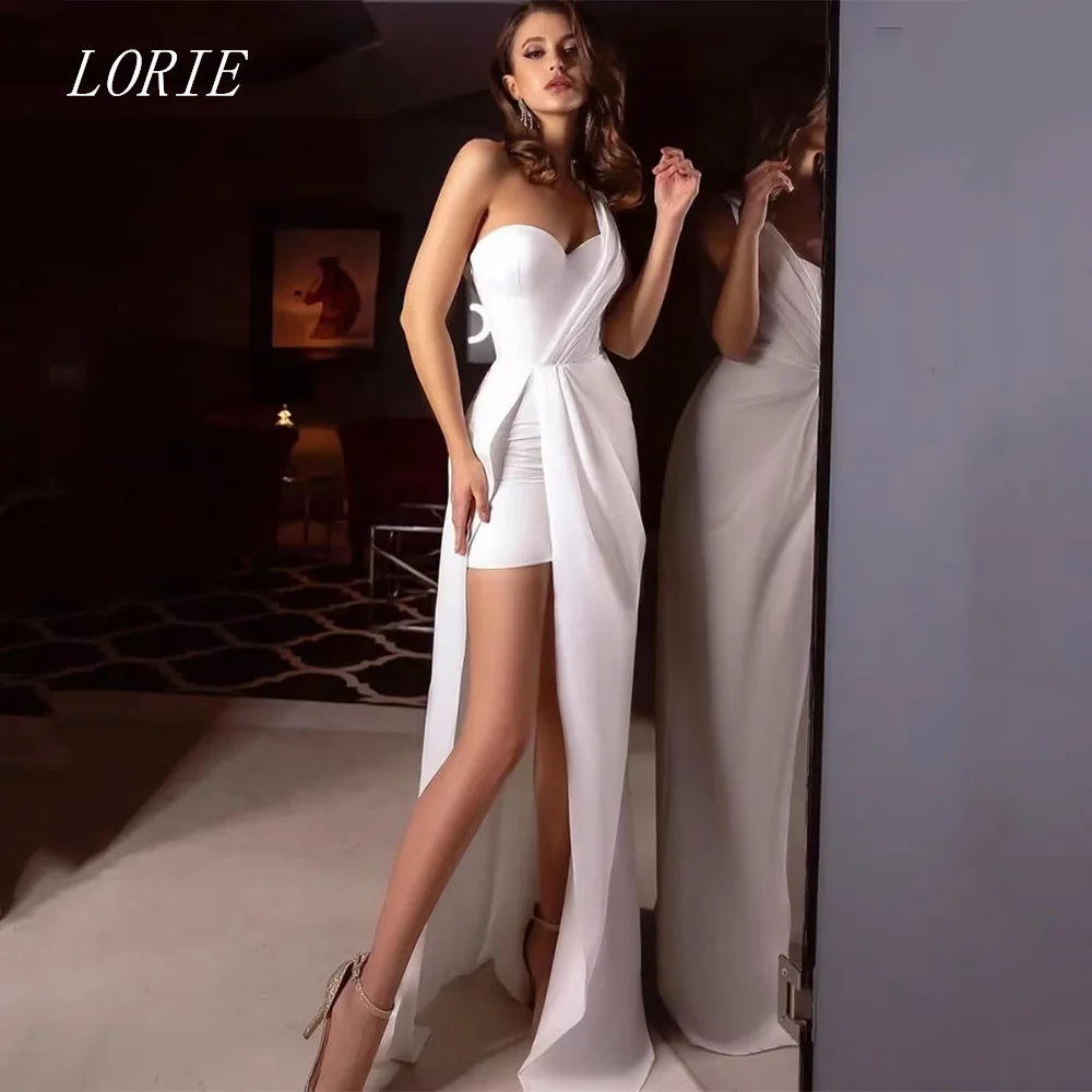 LORIE Luxury Mermaid Skirt Civil Wedding Dress Sexy Sweetheart Bridal Dresses One Shoulder Wedding Gown Customized 2026