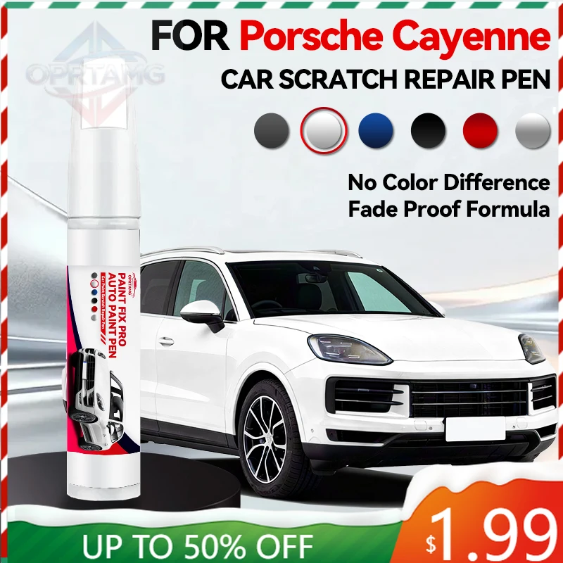 Purpose Vehicle Tool For Porsche Cayenne 1990-2026 Paint Repair Pen Touch Up Scratch Remover DIY Auto Accessories Black White Si
