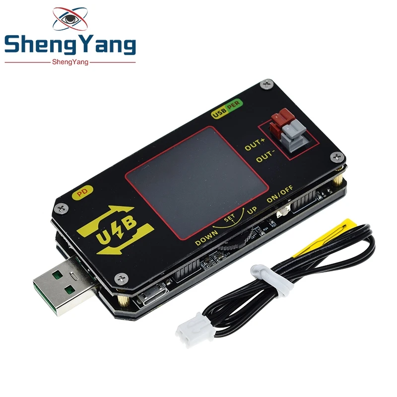 Imagem -03 - Tzt-usb Color Screen Charging Tester Controle Digital Voltage Buck Boost Power Supply Modelo Aplicável Xy-umpd