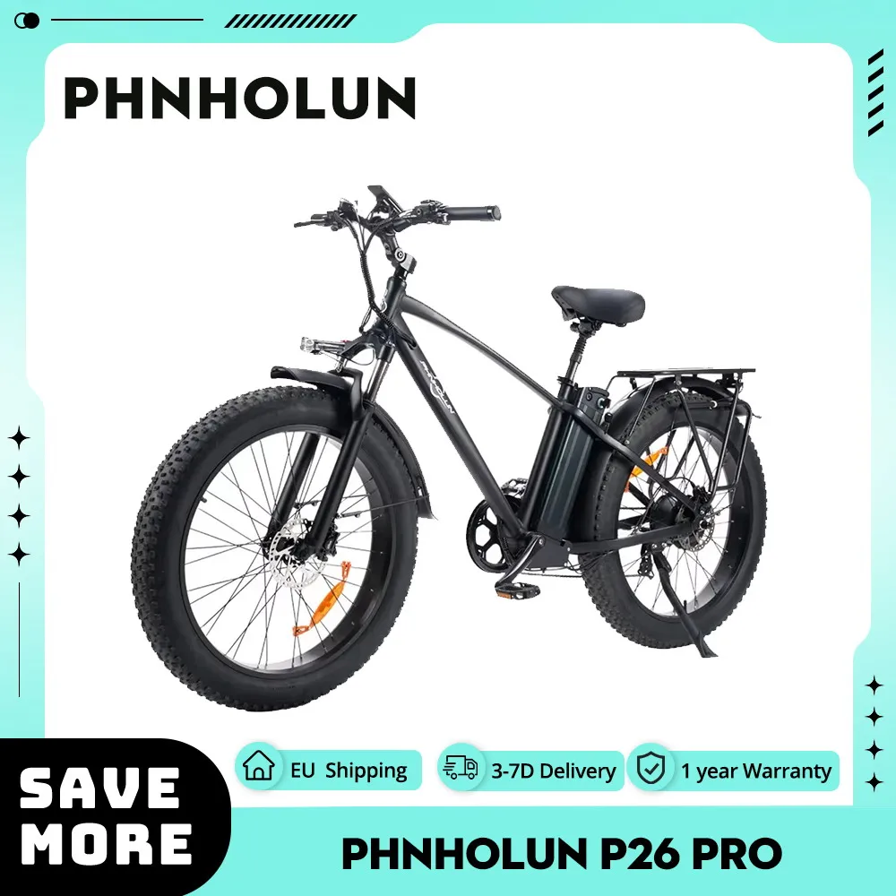 PHNHOLUN P26 Pro: A Bicicleta Elétrica que Realmente Transforma Seu Deslocamento Diário