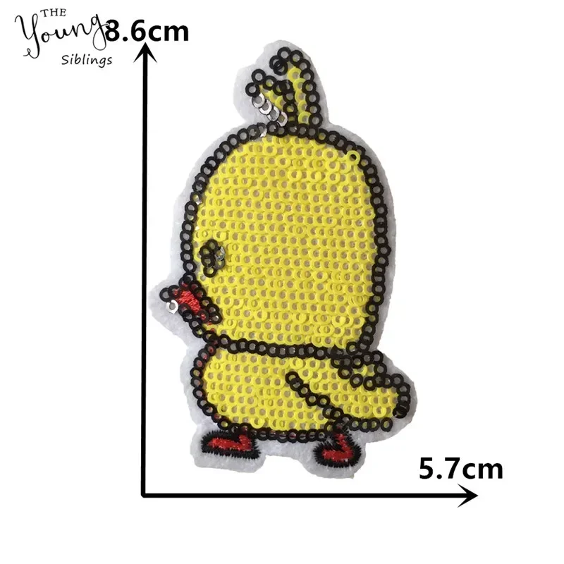 New arrive Cartoon Decorative Animal Patch Pattern Embroidery Applique DIY Sequins Badges Iron on Patch Clothing Accessories