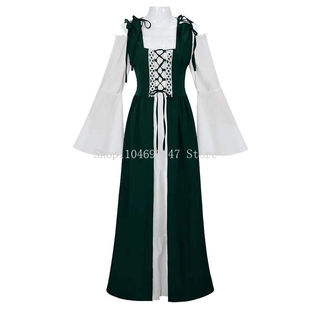 European and American retro palace Greek goddess pirate medieval Irish Set Arabic dress performance renaissance costume women