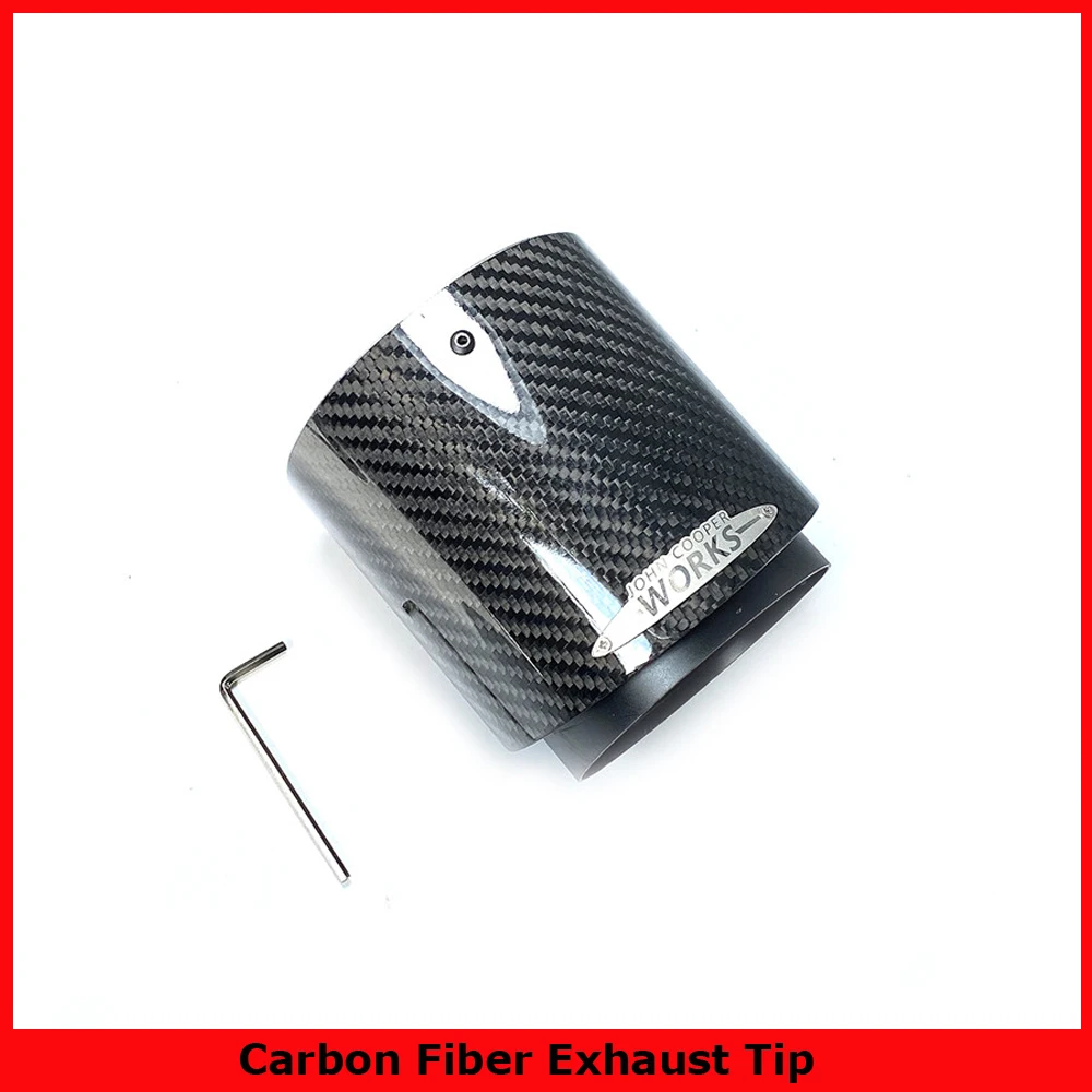 

1 Pcs Top Quality Carbon Exhaust Muffler Tips For MINI Cooper S R55 R56 R57 R58 R59 R60 R61 F54 F56 F57 F60 JCW Muffler Pipes