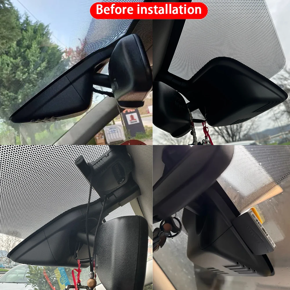 for Nissan Qashqai Rogue Sport J11 Renault Kadjar 2013–2022 4K Dash Cam Front Rear Car Camera Wifi Plug & Play Video Recorder