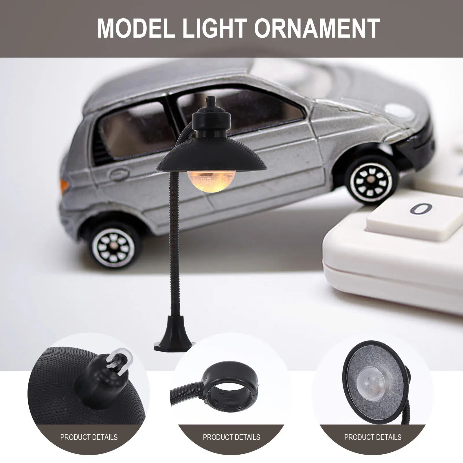 

Набор из 4 миниатюрных уличных фонарей для декора дома, рабочего стола, сада, дорожек. Изысканное изделие из премиальных материалов. Реалистичные ландшафтные светильники.