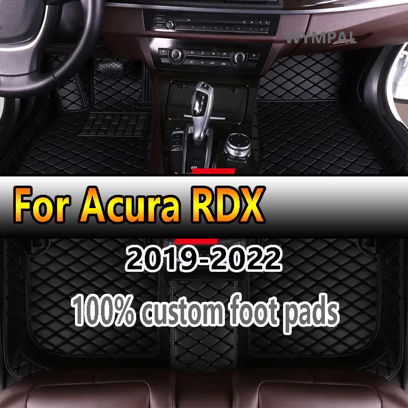 

Автомобильные коврики для Acura RDX TC1 2 MK3 2019 ~ 2022 2020 2021, набор прочных ковриков, кожаный напольный коврик, водонепроницаемый коврик, автомобильные аксессуары