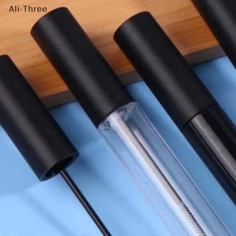 10 مللي فرشاة فائقة النعومة أنبوب الماسكارا الفارغ الكحل السائل زجاجة الماسكارا رمش إطالة حاويات مستحضرات التجميل القابلة لإعادة الملء #1