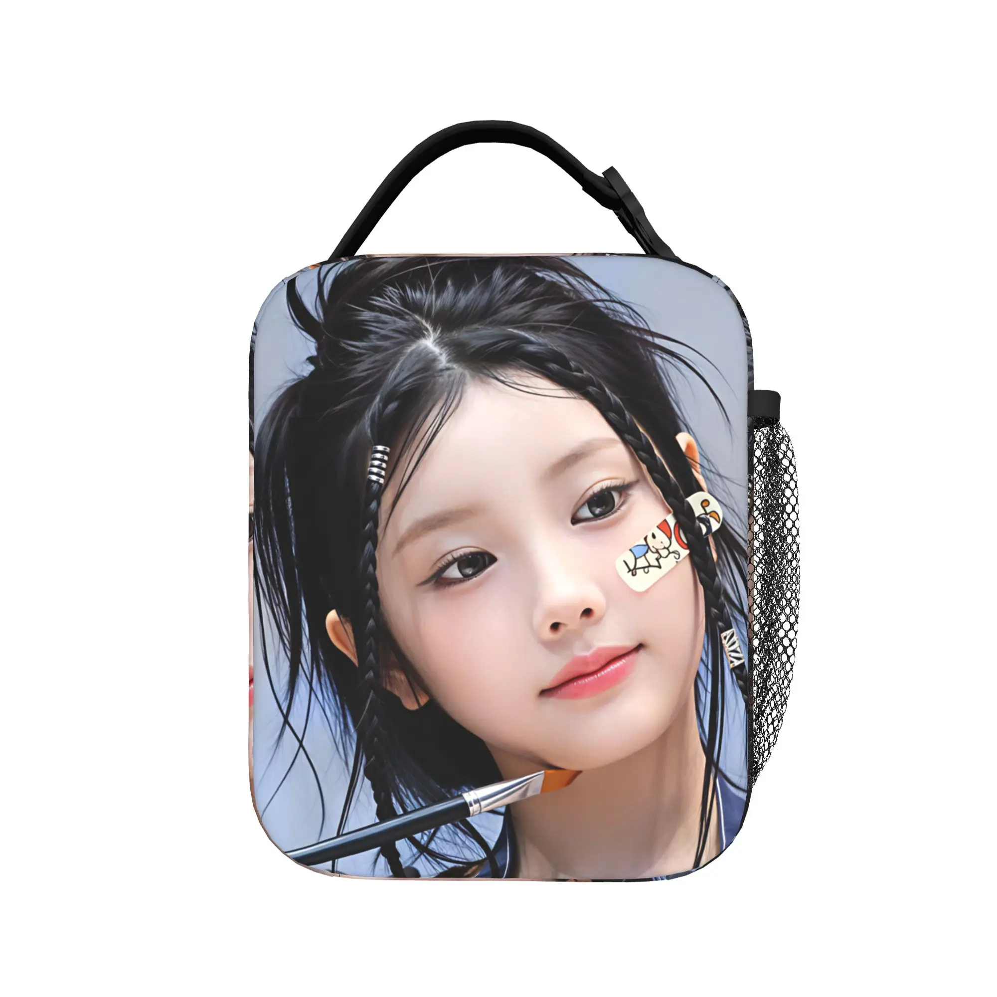 W-Wonhees-S Super Real Me  Lunch Bag  Retro Lunch Box For Child Travel Portable Cooler Bag Oxford Custom Thermal Lunch Bags