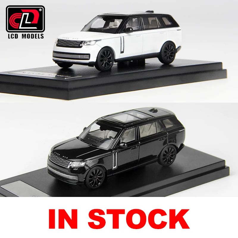 *In Stock* LCD 1:64 Rover 2022 White Black Prestige Genesis Extended alloy car model