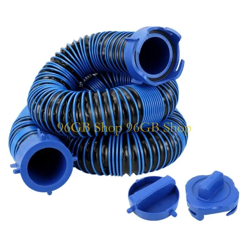 

96GB Rvs Discharge Pipe 10FT Sewer Hose Leakproof Drainage Pipe Accessories for Motorhome Trailer Safe Use