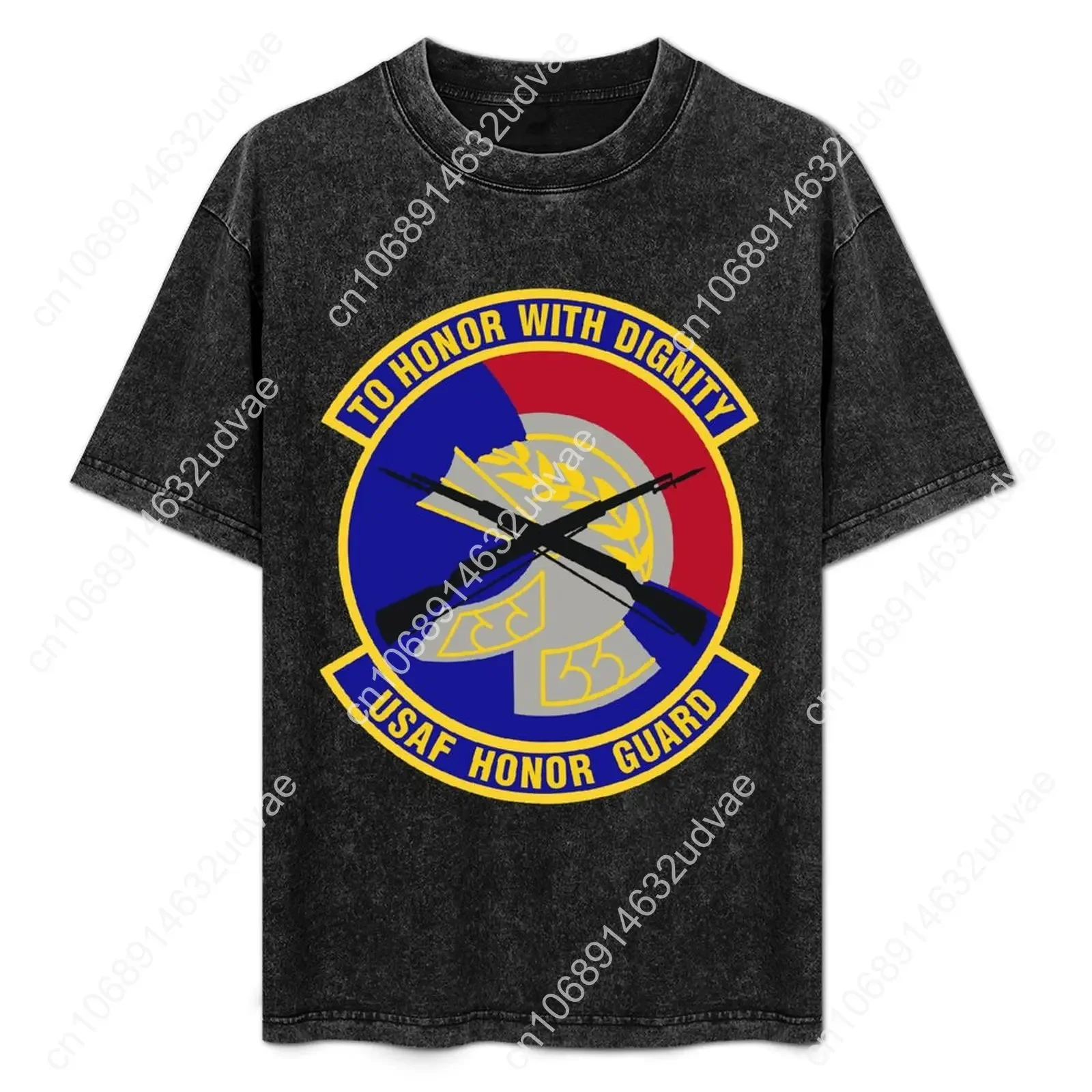 Honor Guard Retro T shirts mans womans Vintage Tshirt cotton Short sleeve T-shirt soft TEE Custom tops Unisex clothes tshirt