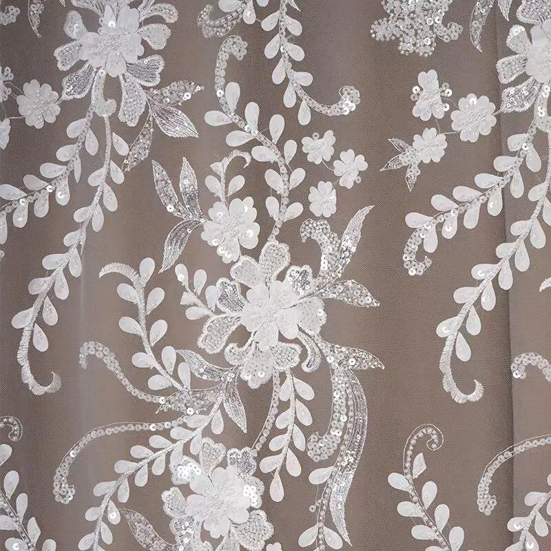 new-style-white-sequin-flower-beaded-tweed-fabric-for-wedding-dresses-coats-and-dresses-made-of-lace-fabric