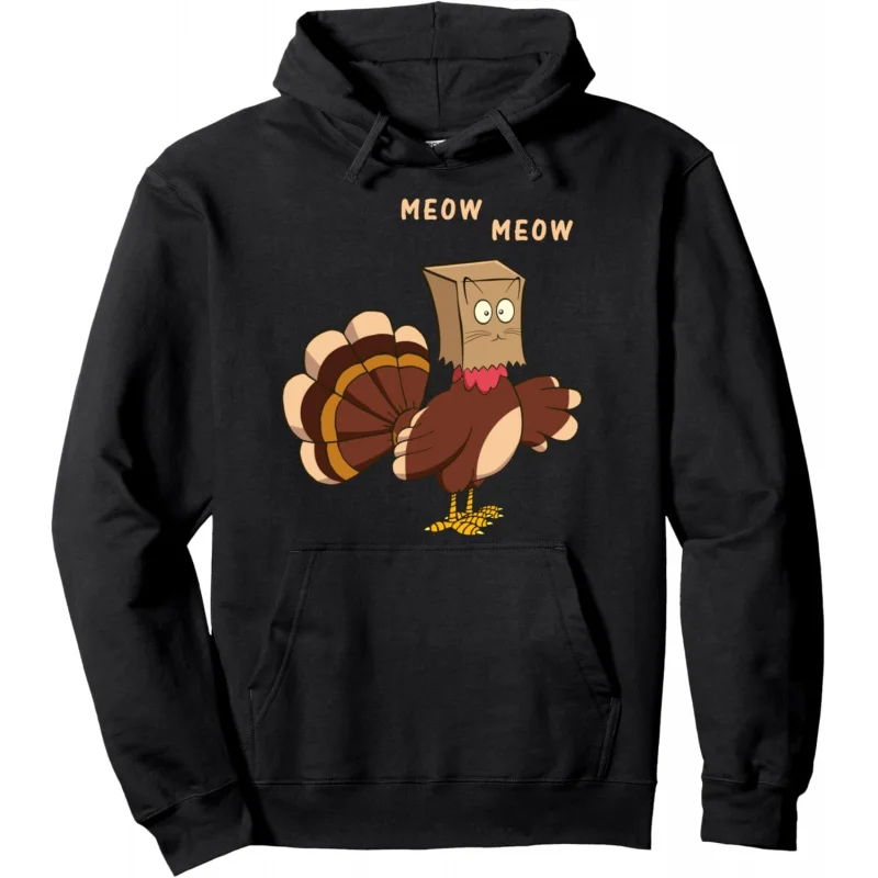 Thanksgiving turkey patterned top hoodie