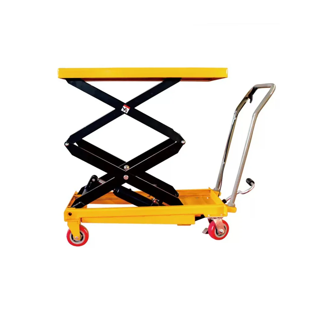 Hand Hydraulic Scissor Lift Table Scissor Lifter Mechanism Lift Table Price Hydraulic Pallet Trolley