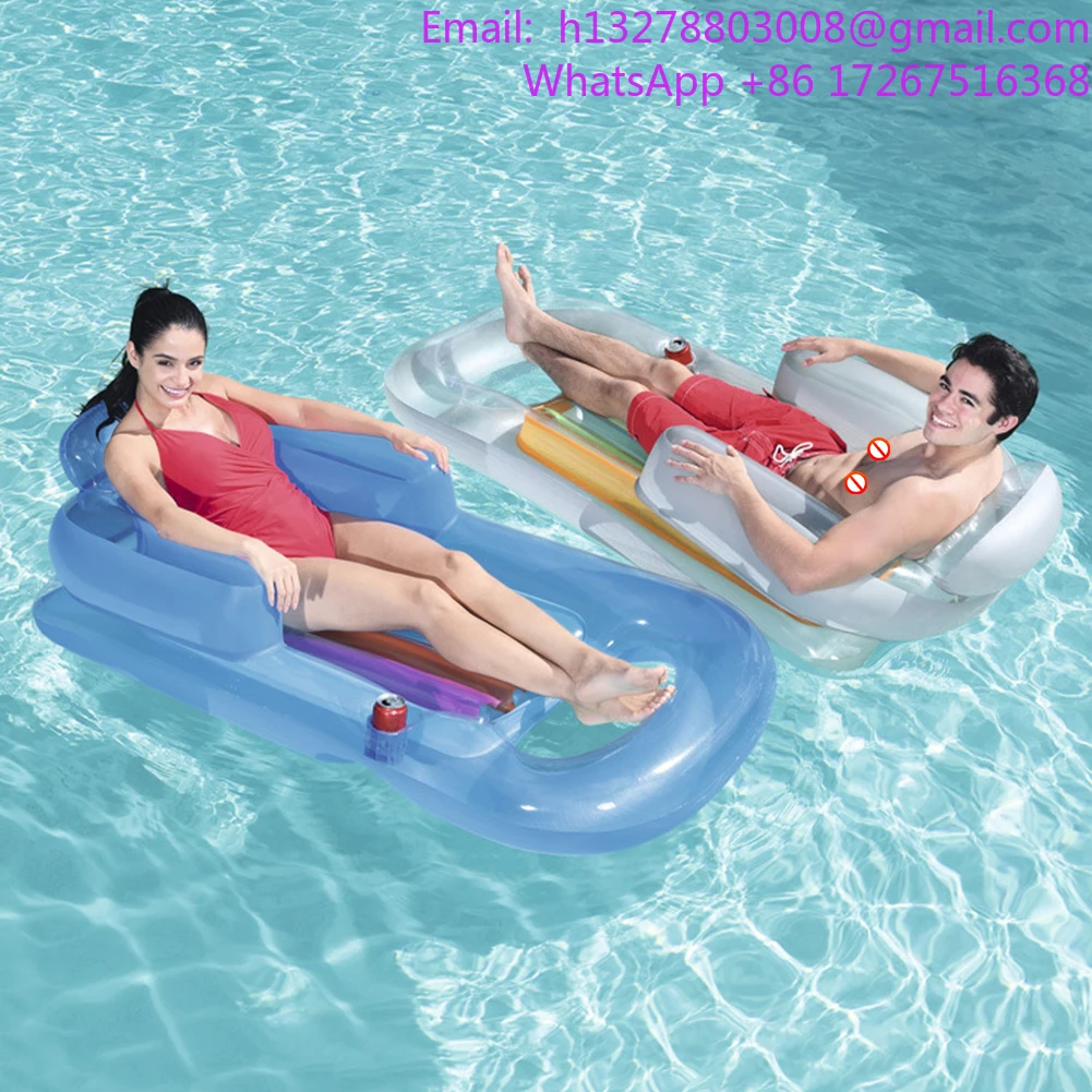 

Inflatable Water Sports Floating Seat Multifunctional Summer Swim Float Seat Portable Foldable Durable Swimming Pool Accessory