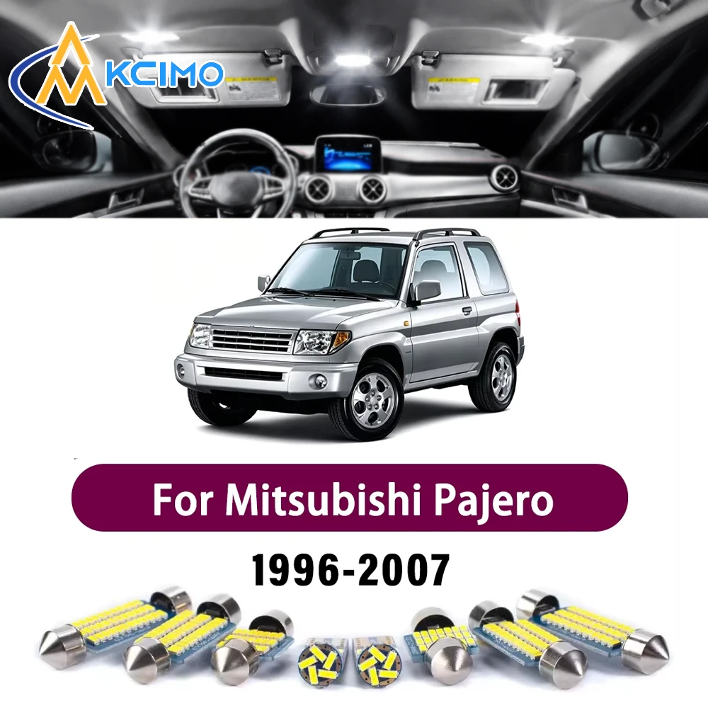 

LED Bulb Interior Dome Map Footwell Door Trunk Light Kit For Mitsubishi Pajero Shogun Montero Sport MK1 1996-2007