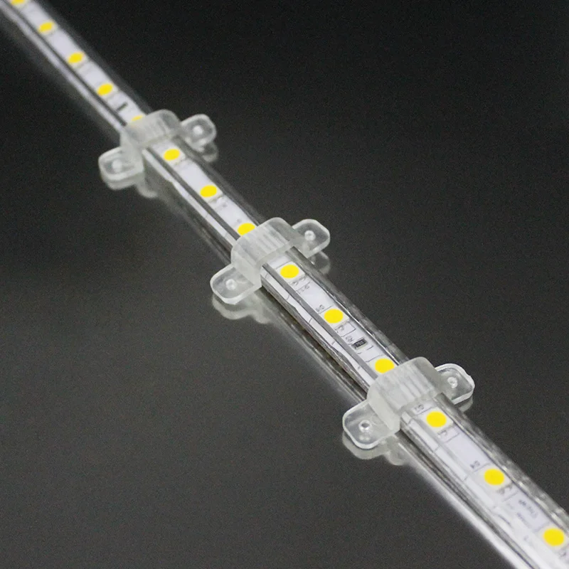 LED Strip Light Fastener Clips LED Strip Clip 5050 5730 3014 2835 Flexible Mounting Fixer for Fixing LED Strip Clips with Screw