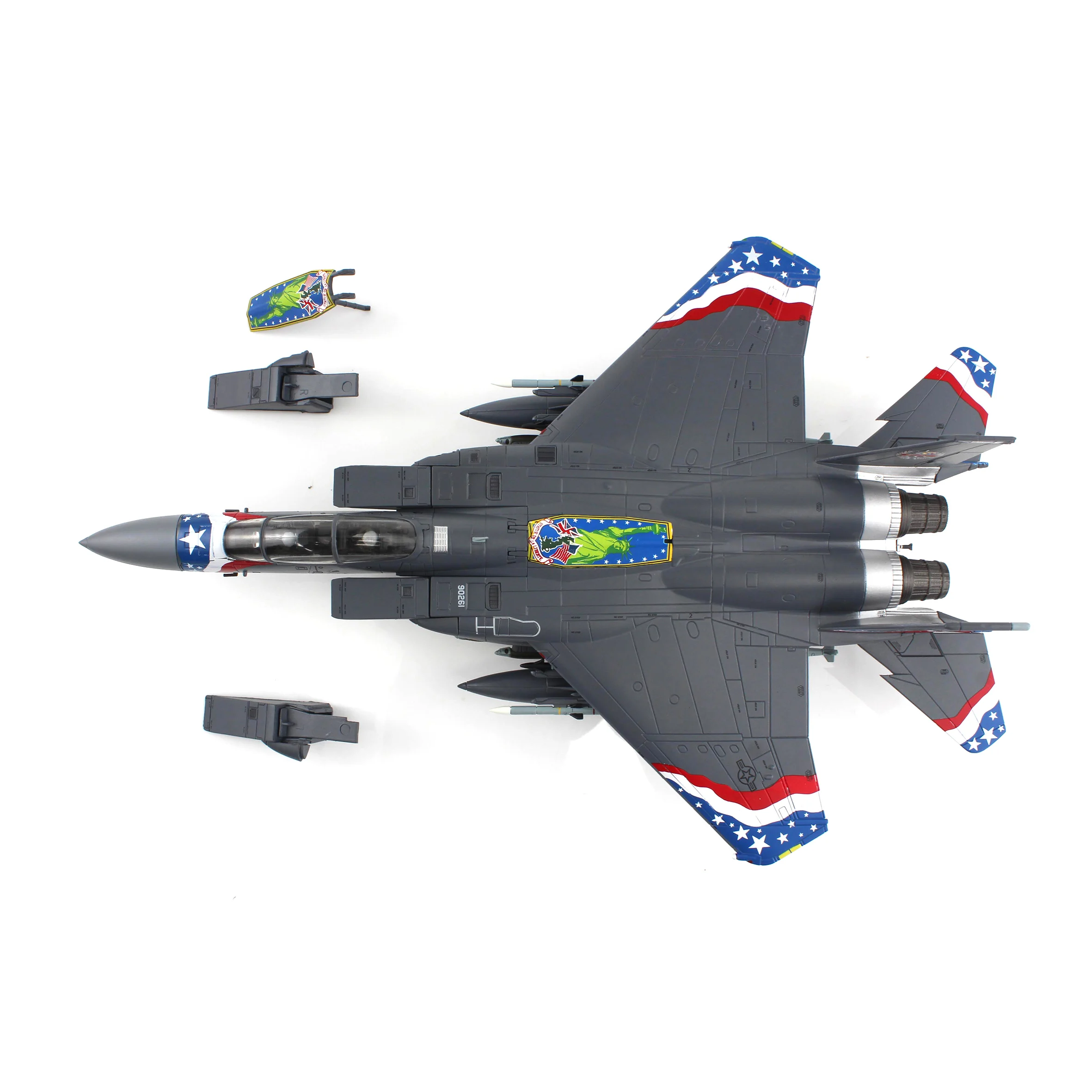 1/72 HA4539 US F-15E Strike Eagle Fighter Model 92-0364 48th FW USAF Alloy Collection Model