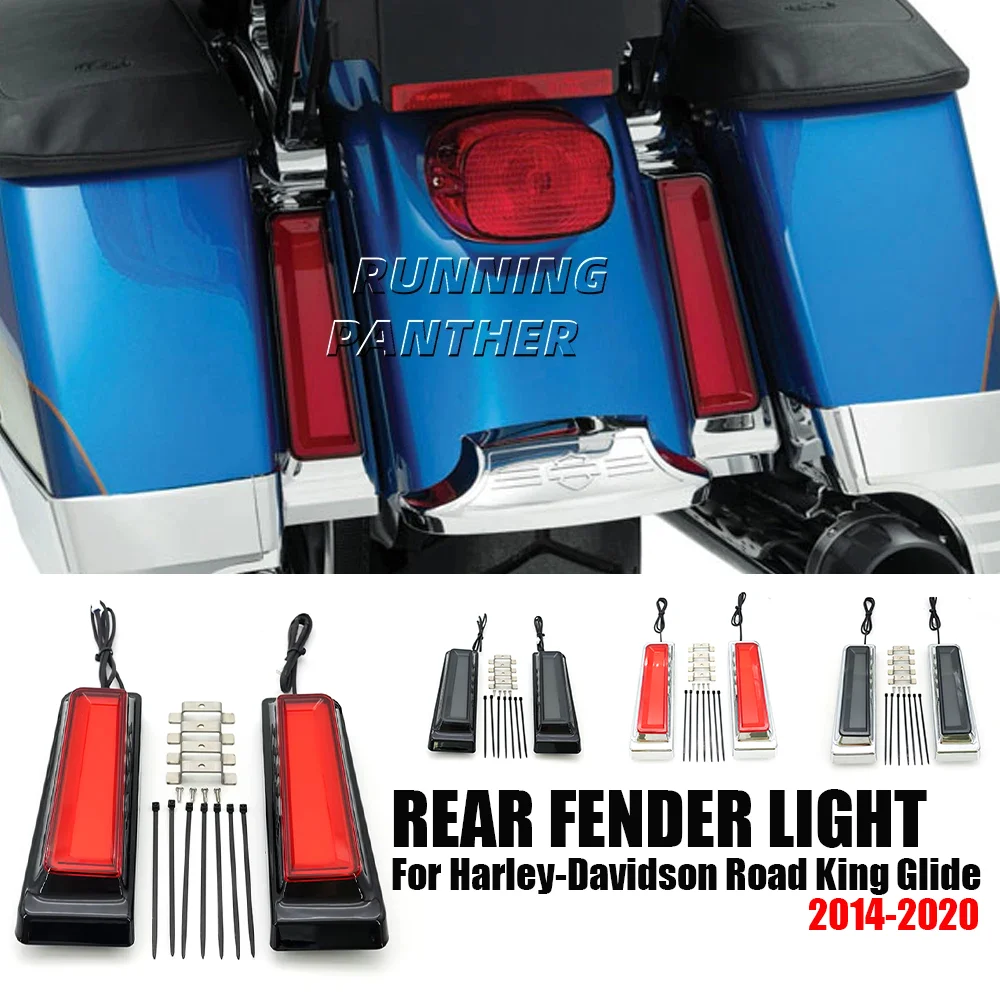 

Modification accessories Daytime Running Lighting Rear Fender LED Brake Tail Light For Harley Davidson Road King Glide