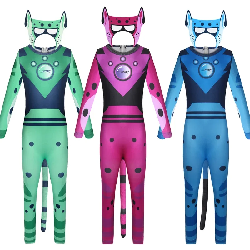 

Boys Clothing Wild Kratts Anime Cosplay Costume Creature Power Jumpsuit Mask Fancy Carnival Party Kids Clothes Halloween Costume