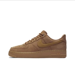 Nike Air Force 1 niskie wrotki lnu dla mężczyzn kobiety klasyki wszystko czarne trampki Af1 trampki sportowe