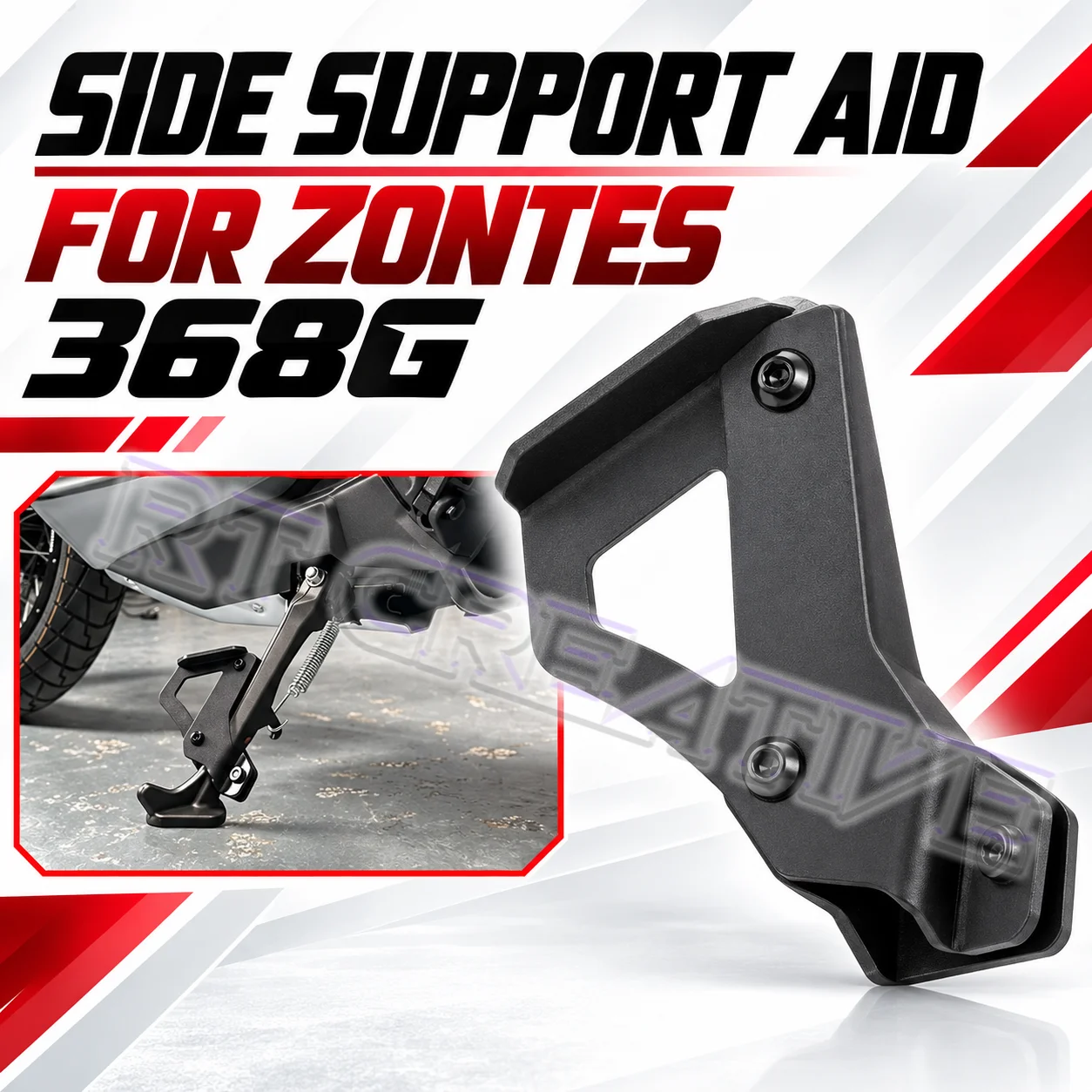 Motorcycle Modified Single Side Support Adjustable Foot Stabilizer Fit ZONTES 368G 2024
