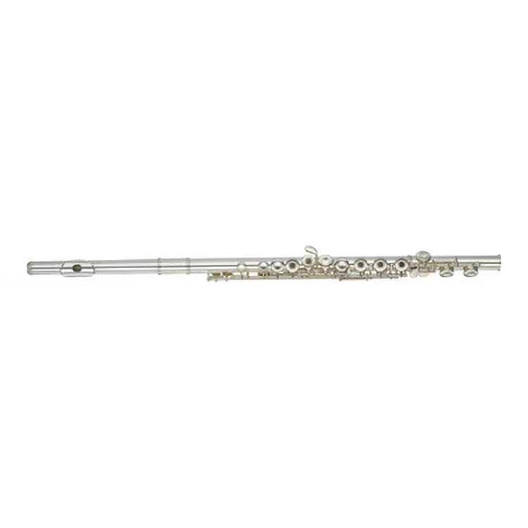 YFL-372 Flute Open Hole Flute-C Musical Instruments for All Levels Silver Color  Plated Sterling Sliver