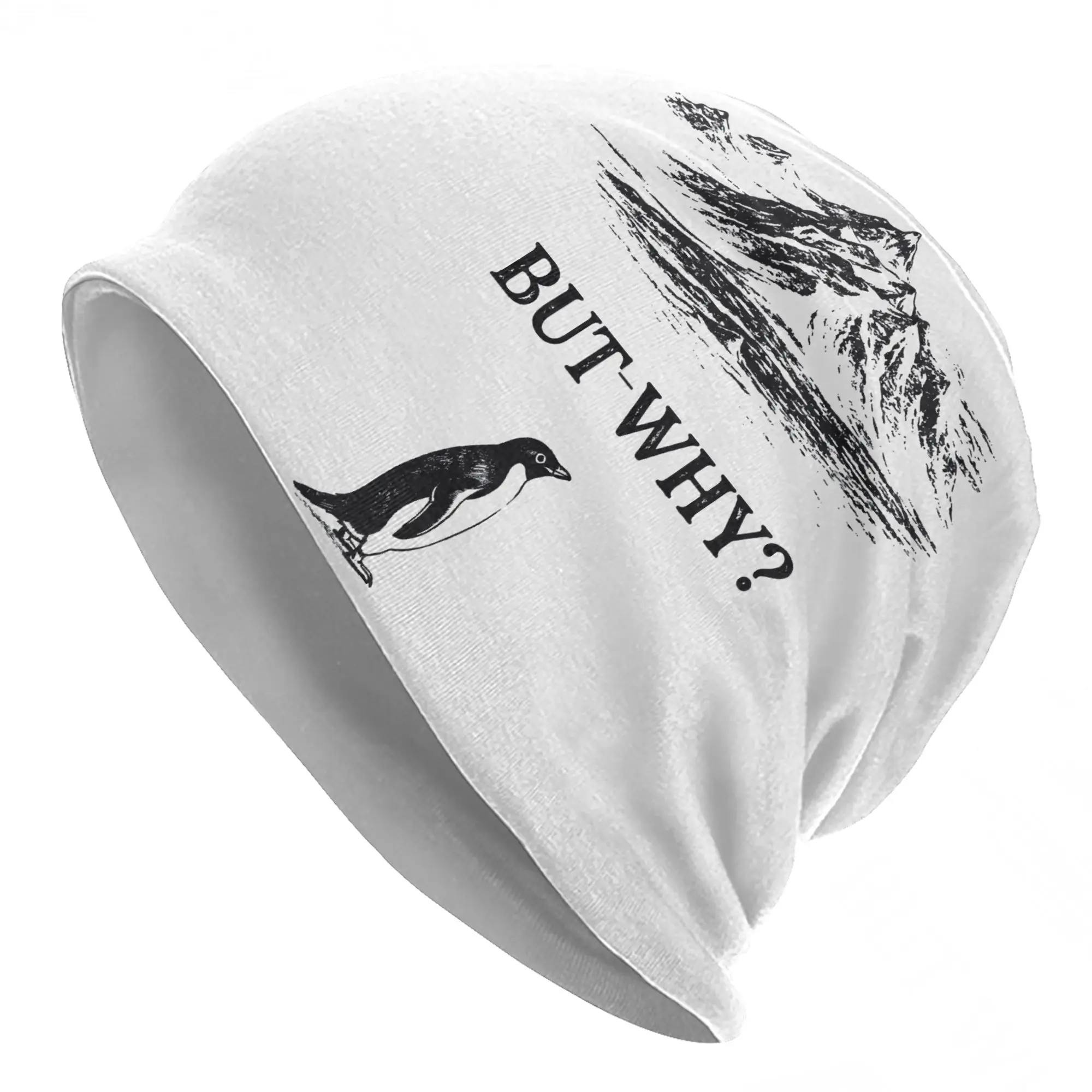 

Шапка-бини But Why Nihilist Penguin для мужчин и женщин, теплая, эластичная, для осени и зимы, для катания на лыжах