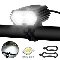 LED Bike Front Light 2000 lumens USB Direct Plug-in for Night Riding Lamp 3 Gear Adjustable Bicycle Headlight Bike Accessories