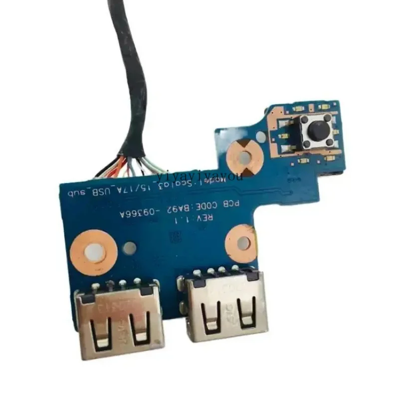 Suitable for SAMSUNG NP300E5A notebook power button switch board USB small board
