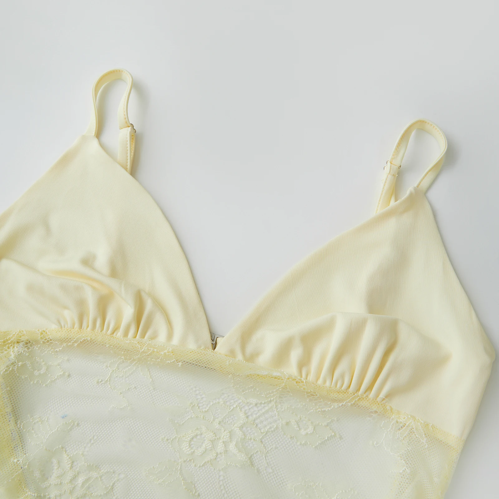 Elegant Women's Bodycon Cami Dress Sleeveless Spaghetti Strap Sheer Lace Patchwork Long Dress Summer Party Dress