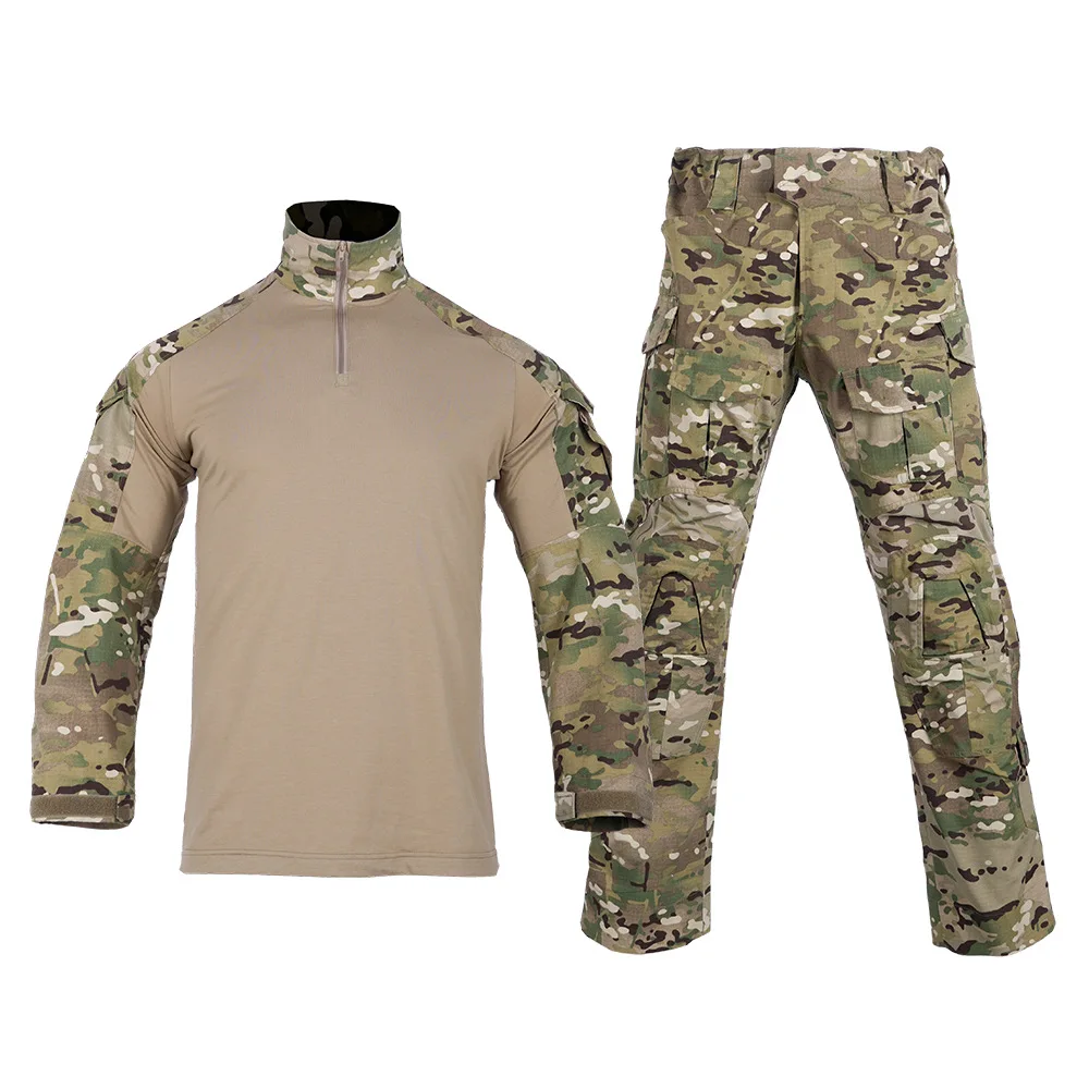 New Men G3 Outdoor Tactical Uniform Paintball Hunting Suit Combat Cam Shirts Cargo Pants Cloth