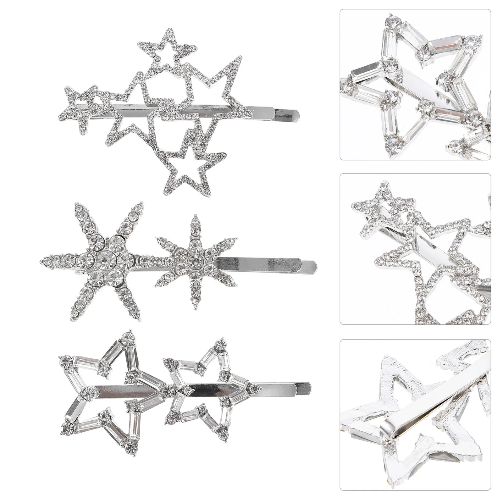 

5 шт. заколки для волос со стразами и снежинками, заколка для женщин, аксессуары для волос, заколка для волос на свадьбу, день рождения